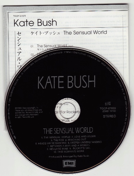 CD &  lyrics, Bush, Kate - Sensual World